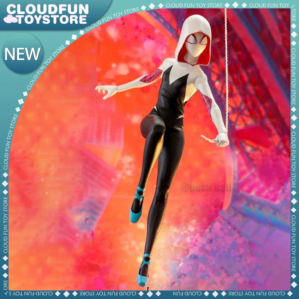 Original Hot Toys Spider-Gwen Figure Gwen Stacy Figurine Mms576 Superhero Anime Figures Pvc Collection Desk Decora Festival Gift