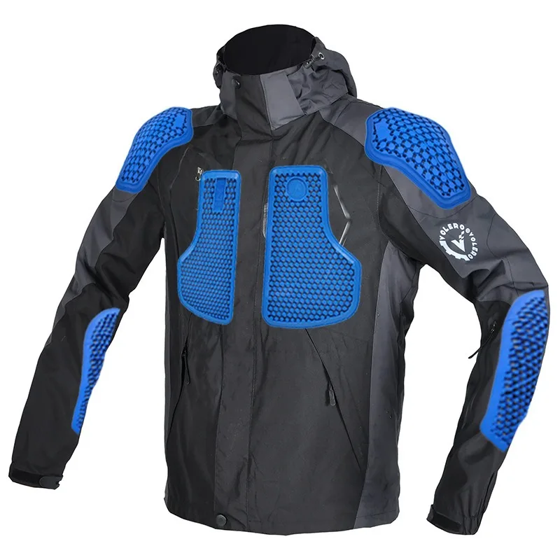 VOLERO Motorcycle Winter Riding Clothes Waterproof Piled and Thickened Windproof Locomotive Anti-drop Charging Clothes