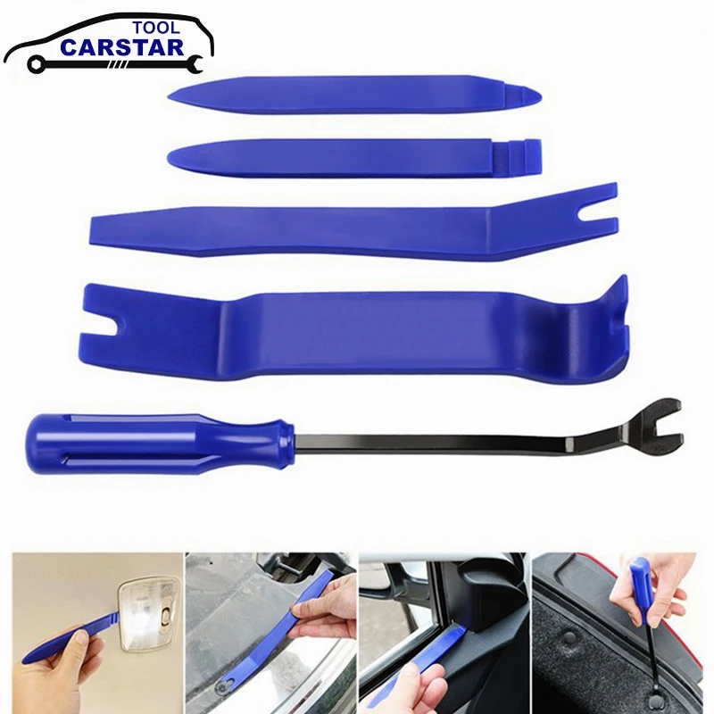 Plastic Auto Dismantle Tools Kit Car Radio Door Clip Interior Pry Kit Dvd Player Clip Dash Audio Dashboard Repair Tool