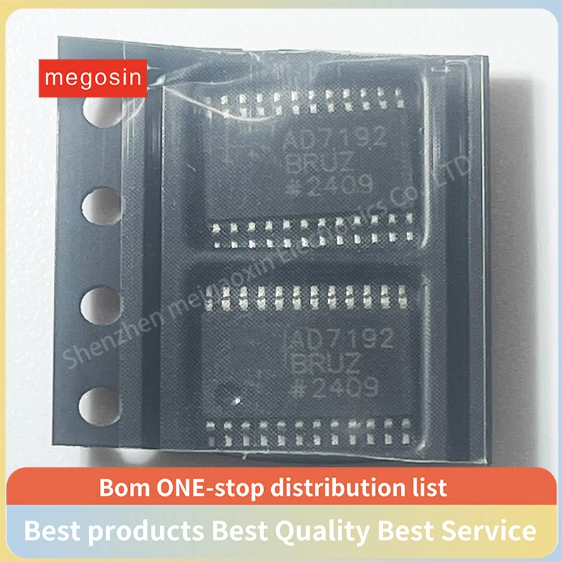 1PCS/LOT AD7192BRUZ-REEL AD7192BRUZ AD7192 TSSOP-24 Low noise high precision converter chip in stock