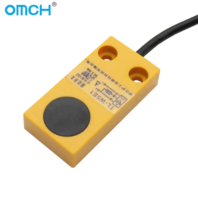 OMCH TL-W 5/7mm Metal Detection Small Square Switch DC 3-wire Inductive Proximity PNP NPN NO NC AC 2-wire