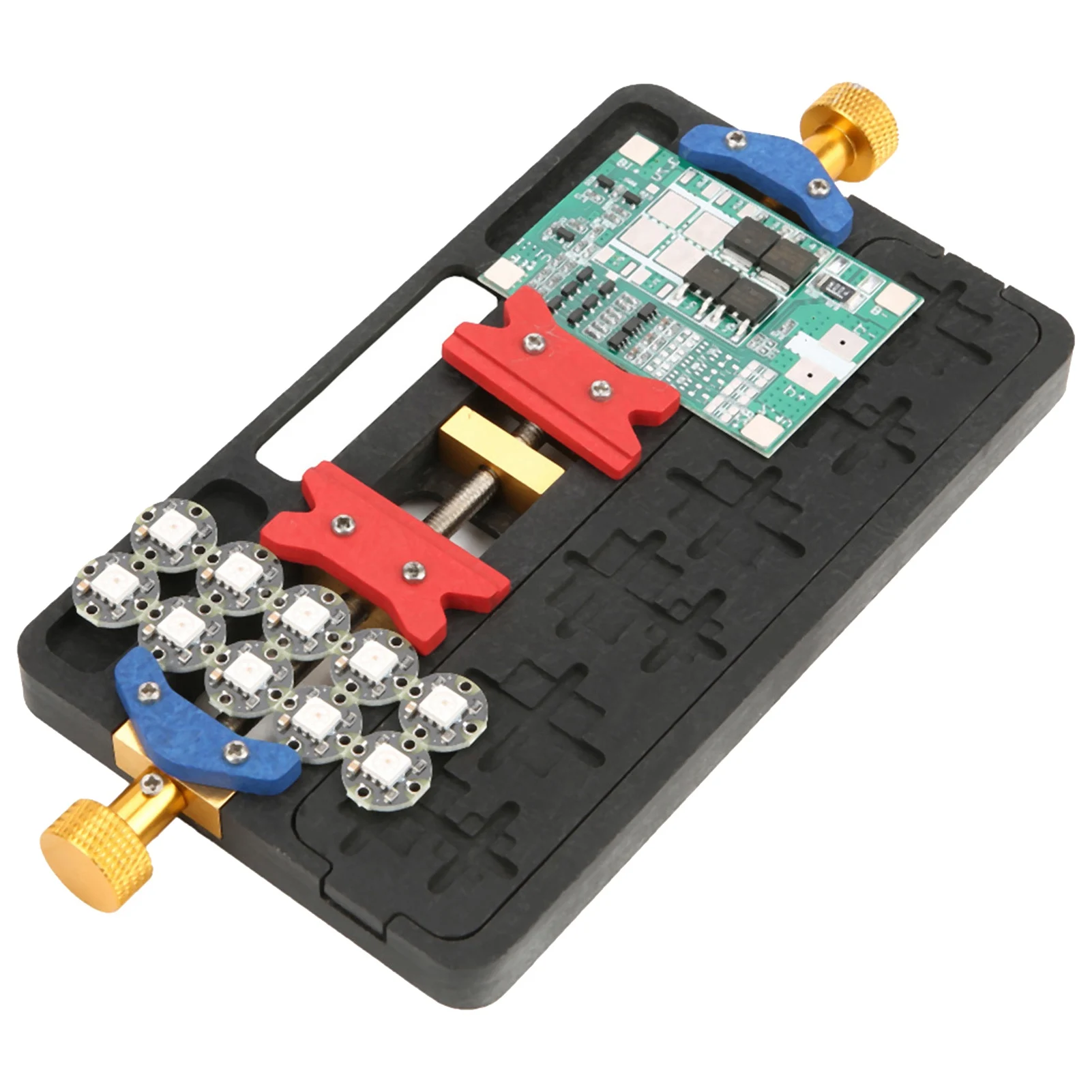 Circuit Board Holder, BGA Fixture IC Chip Soldering PCB Fixing Holder Phone Repair Clamping Tool