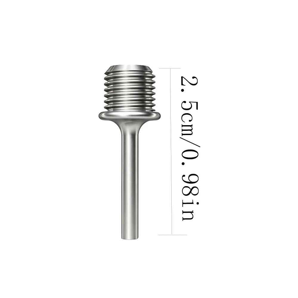 Ultrafine Angled Diamond Painting Drill Tip, Fine Metal Replacement Head, Universal Threaded Pen Accessory for Diamond Painting