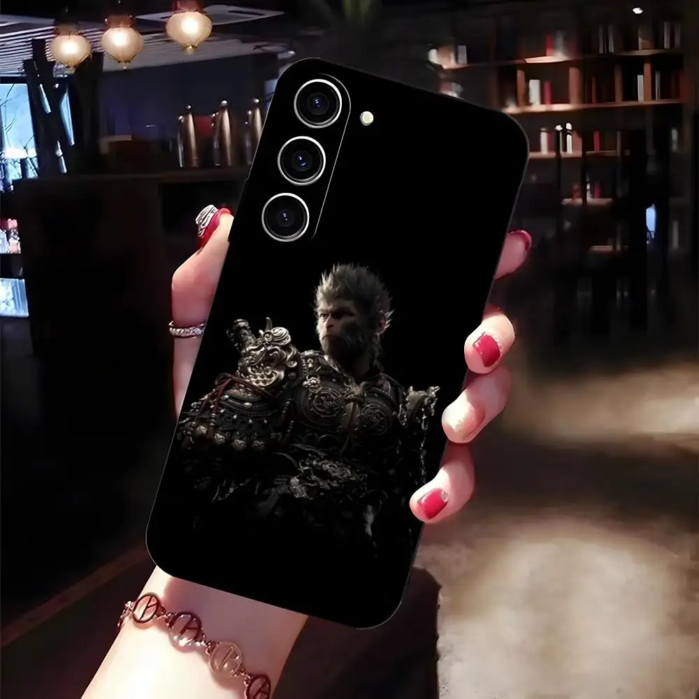 Black Myth Wukong Phone Case For Samsung S26 S25 Edge S24 S23 S22 Ultra Plus Fe A57 A37 A17 A27 5G Silicon Cover
