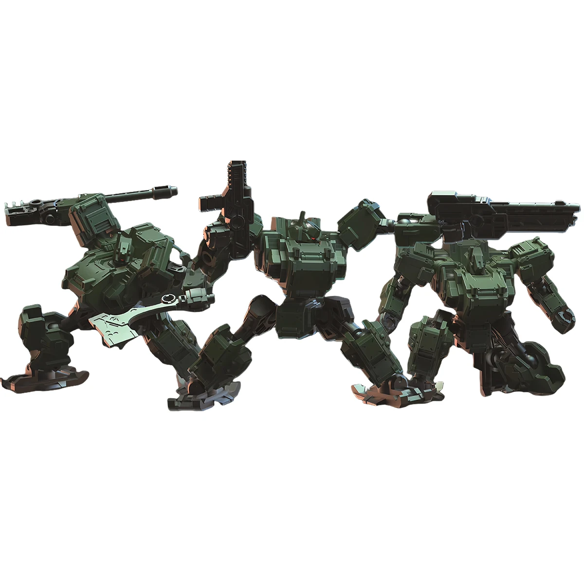 

HiPlay Sheik Mainland 1/60 3Min Project MUS-A4 Fortishield Squad Jungle Green Assembly Model Kits