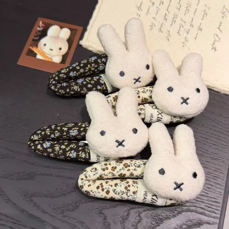Cartoon Kawaii New Style Large-size Duck-billed Hairpin Autumn and Winter Young Girl Hair Decorations Ornaments Good Looks Miffy