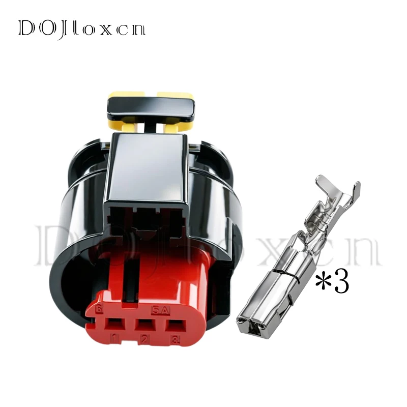 1 Set 3 Pin 284425-1 284426-1 Waterproof Car Connector Male Female Sealed Sensor Socket Fuel Diesel Lnjector Lgnition Coil Plug