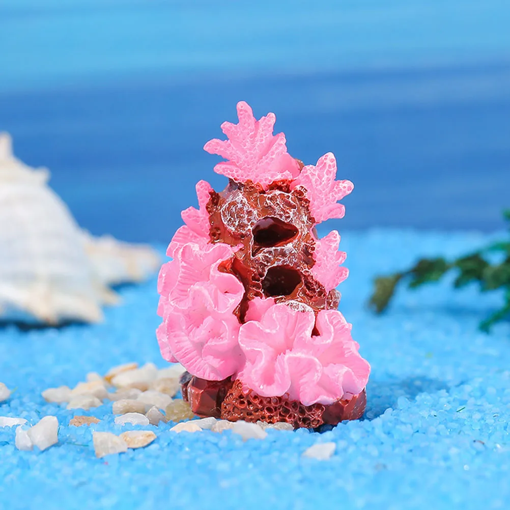 

1Set Simulated Coral Resin Aquarium Decoration Fish Tank Hideout Sea Star Ornament Decorative Coral Landscape Accessory