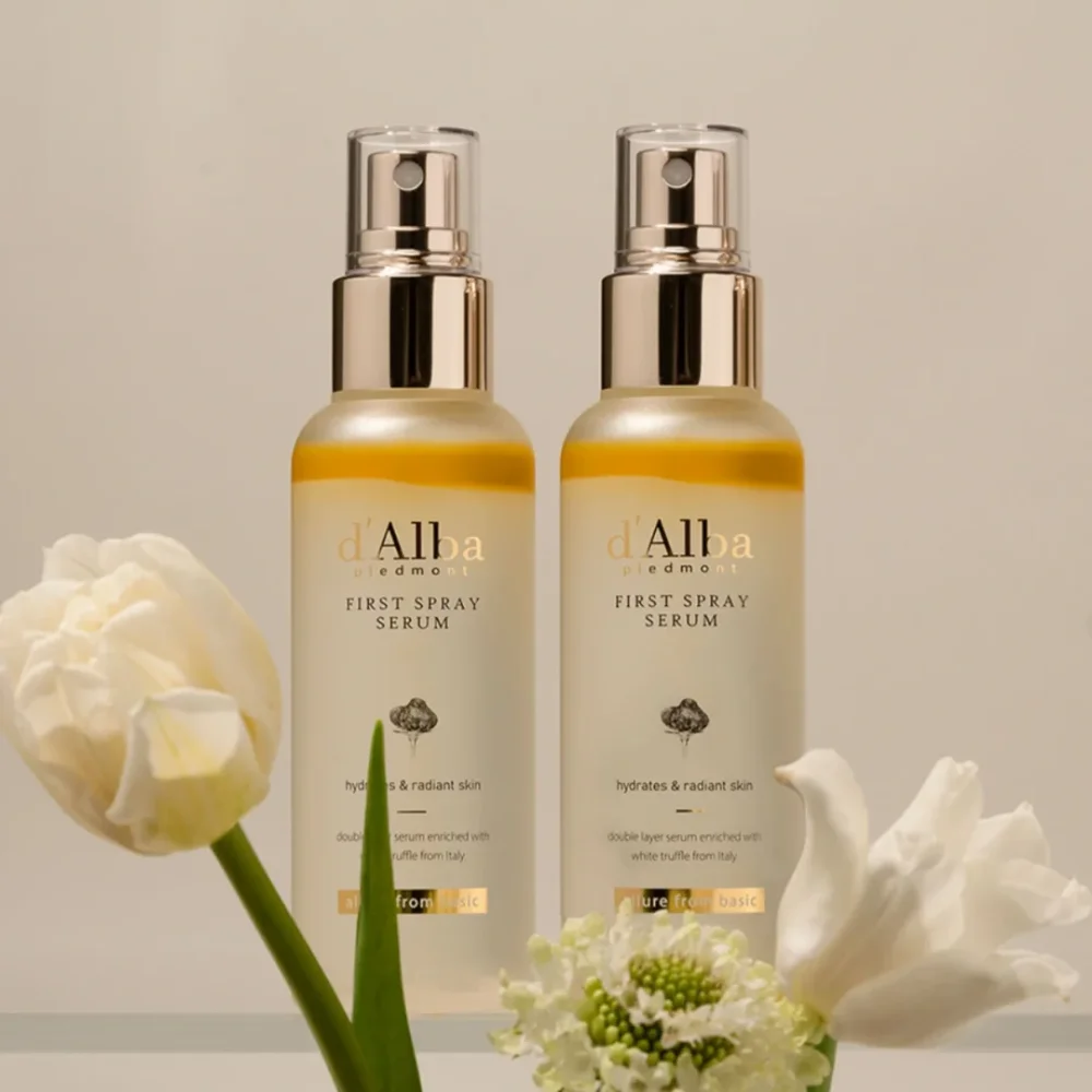 D'Alba-crema Facial de niebla inicial de trufa blanca, protector solar calmante de trufa blanca, cuidado de la piel hidratante Facial ligero
