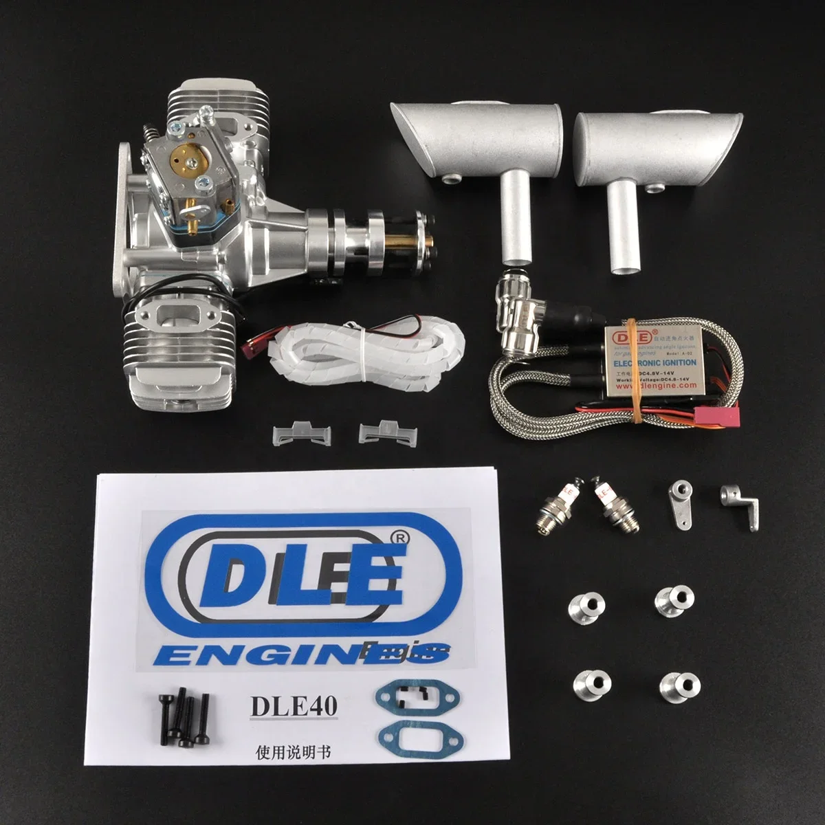 

DLE40 40cc RC Модель самолета 4.8HP Двигатель для дистанционного управления g Детали двигателя самолета