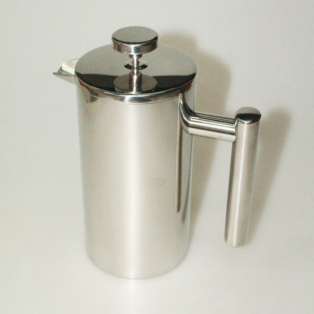 High quality 750ml French presses pot coffee pot/tea pot stainless steel elegant french press