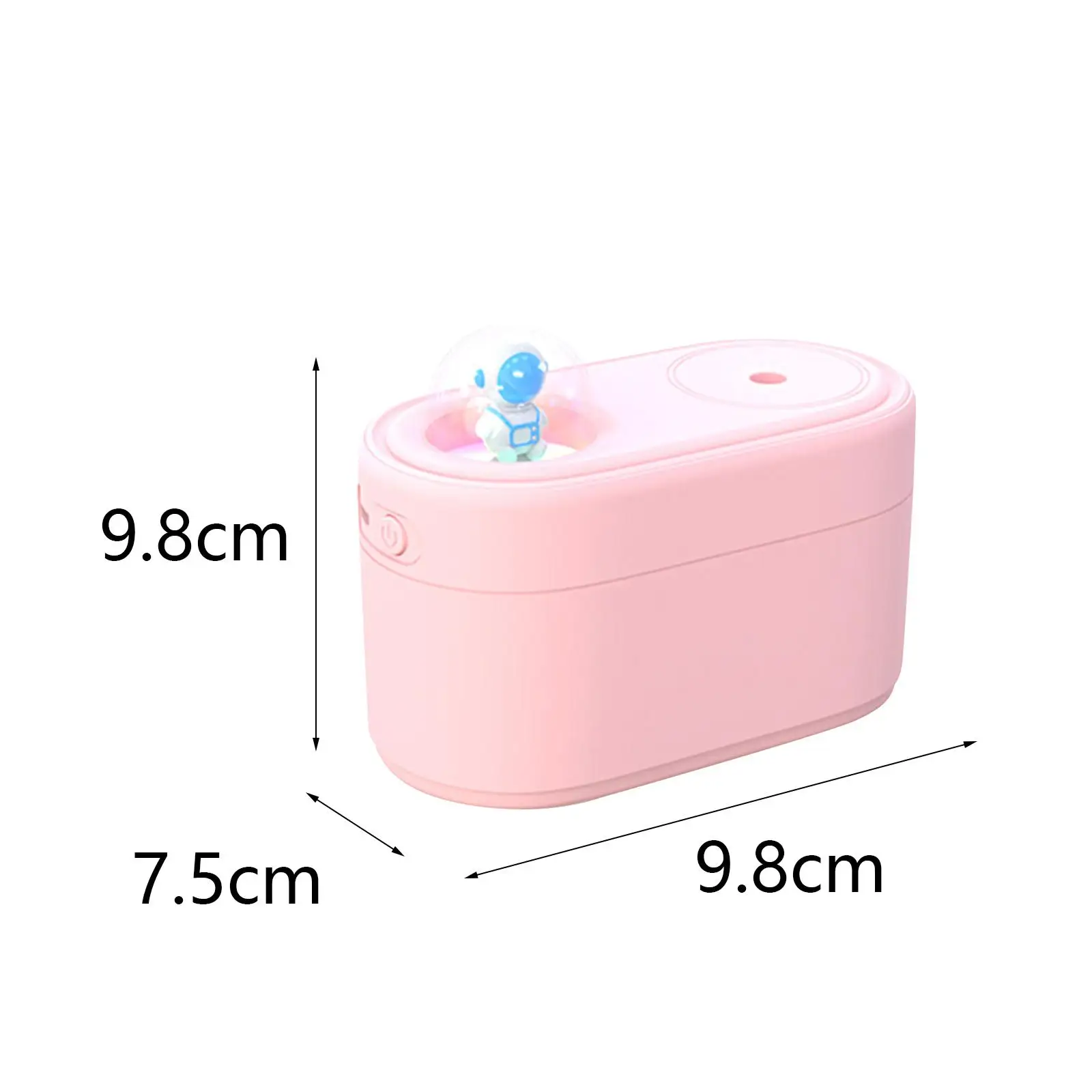 เครื่องทําความชื้นในครัวเรือนขนาดเล็กแบบพกพาพร้อมไฟกลางคืนสําหรับห้องนั่งเล่นสํานักงาน