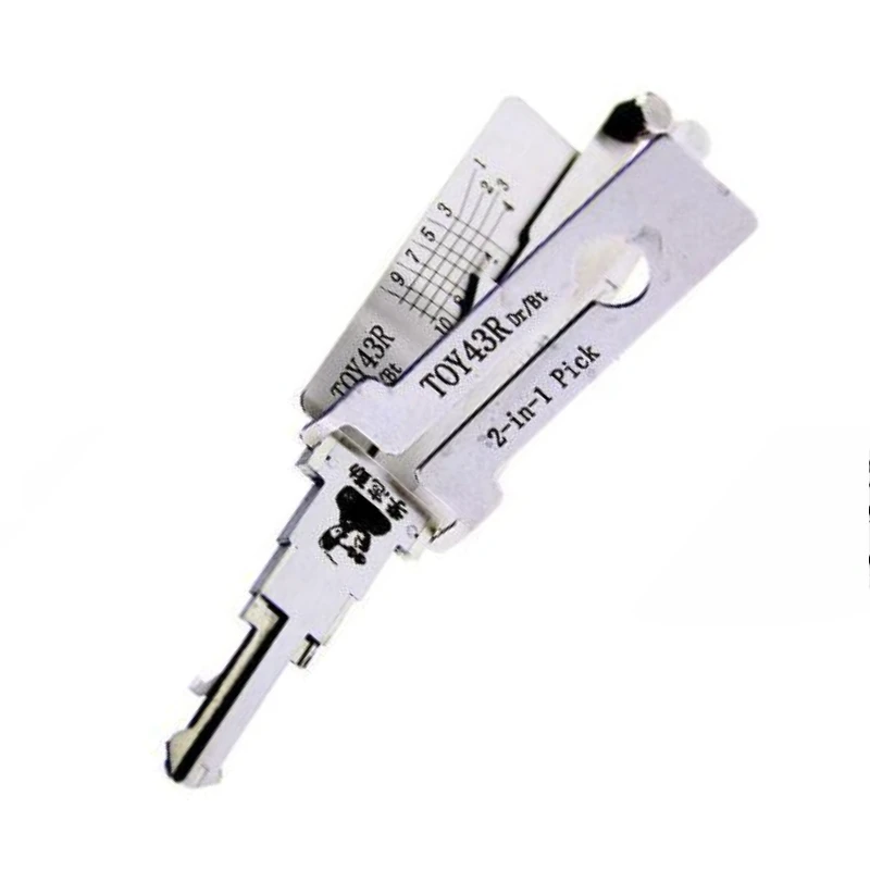 1PCS 2026 NEW Lishi 2-in-1 Pick/Decoder for Chevy/GMC/Subaru B108/B110/TOY43R—DOOR/TRUNK LOCKSMITH TOOL Master Key