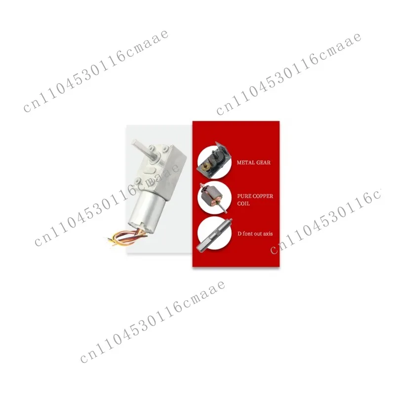 4632-2430 Brushless DC Turboworm Micro Reduction Motor Speed Regulation 12v24v Speed Regulation Gear Motor