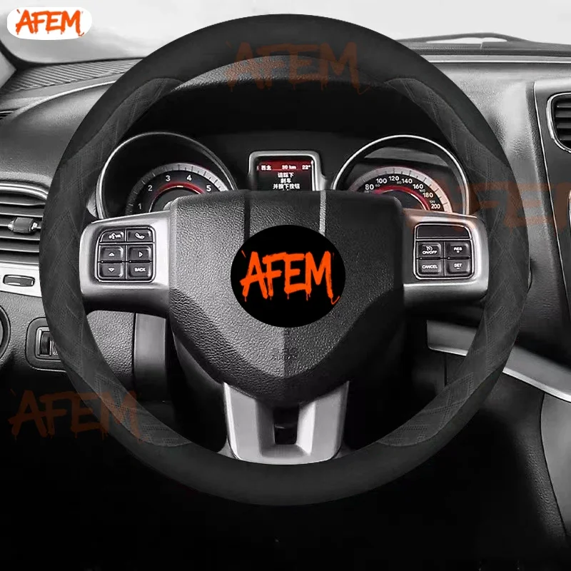 Car Steering Wheel Cover For Dodger SRT RAM Challenger Charger Durango Journey RT Avenger Caravan Caliber Dart Nitro Accessories