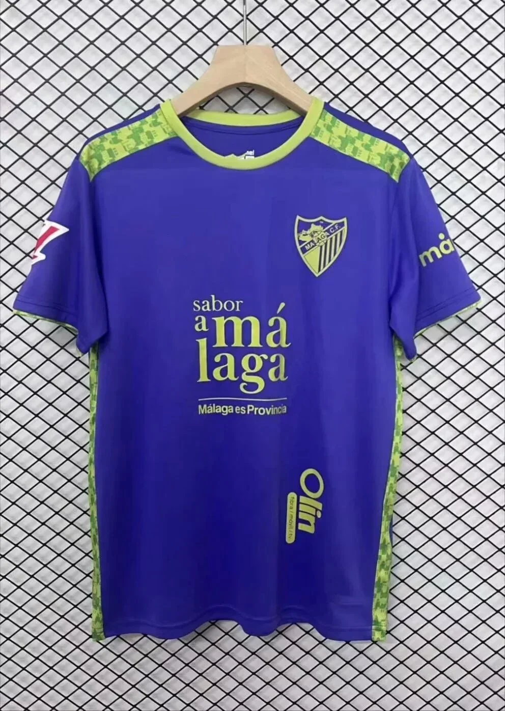 Malaga Jersey Melero Home and Away_Camiseta Hombre Mujer Deporte Camiseta con estampado 3D Mangas para niños