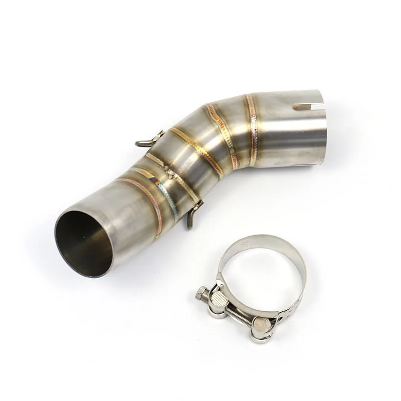 Mid Link Exhaust Pipe, 51mm Interface Exhaust Connect Pipe for CFMOTO 450MT / 450 MT 2023+ Modified Exhaust Muffler