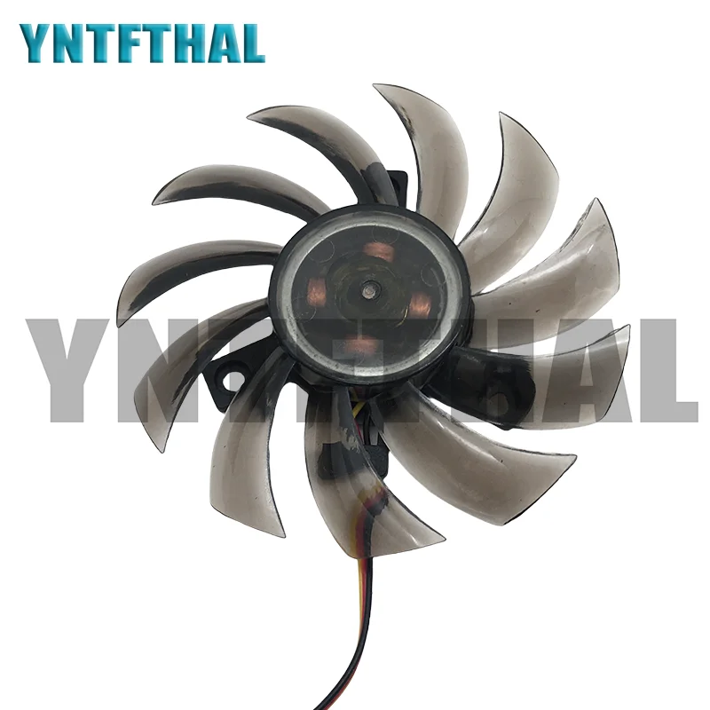 Ventilador de refrigeración para Everflow Graphics, Enfriador de ordenador de 3 líneas, 7,5 CM, nuevo, T127010BU, DC12V, 0.45A