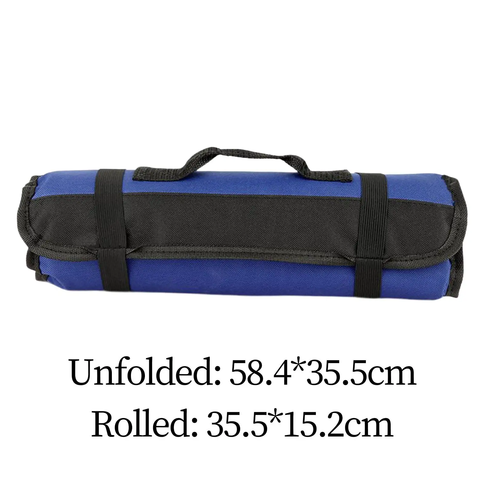 Borsa portaoggetti per coltelli da campeggio arrotolabile Organizzatore di attrezzi Borsa da trasporto portatile multiuso per posate per la riparazione di camion moto