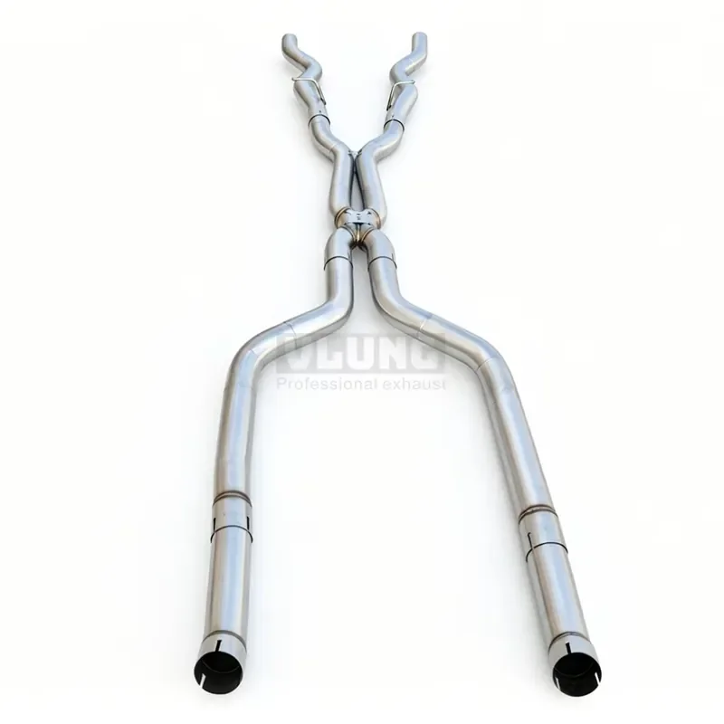 【Durable Practical Daria】 Equal Length Mid Pipe Exhaust for M550 M550i 4.4T G30 2017-2024 304 Stainless Steel Low