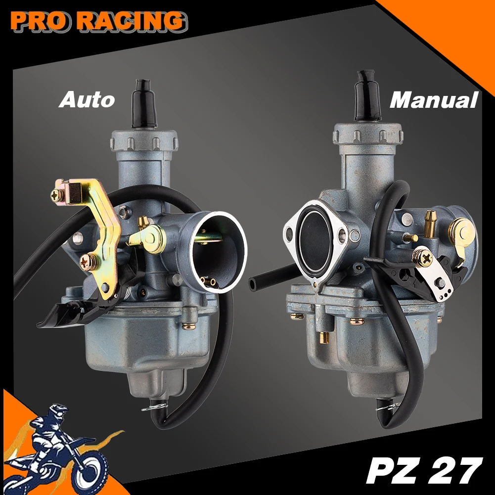 

For CG125 CG150 CG200 TR250 175CC 200cc 250c TXM155 ATC200X AKT150 ATV Quad Go Kart Dirt Bike 27mm Carburador PZ27 Carburetor