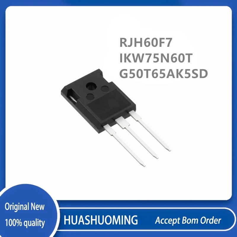 10Pcs/Lot  RJH60F7 RJH60F IKW75N60T K75T60 G50T65AK5SD G50T65AK5 TO-247