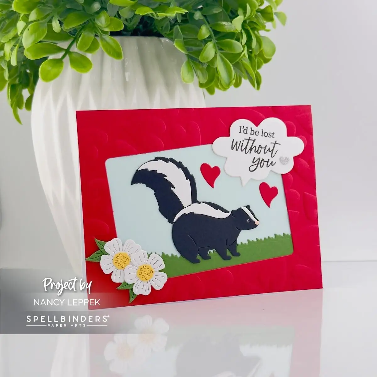February 2026 Squirrel Love Stinks Metal Cutting Dies for DIY Making Card Scrapbook Embossed Paper Album Craft Supplies Template view 2
