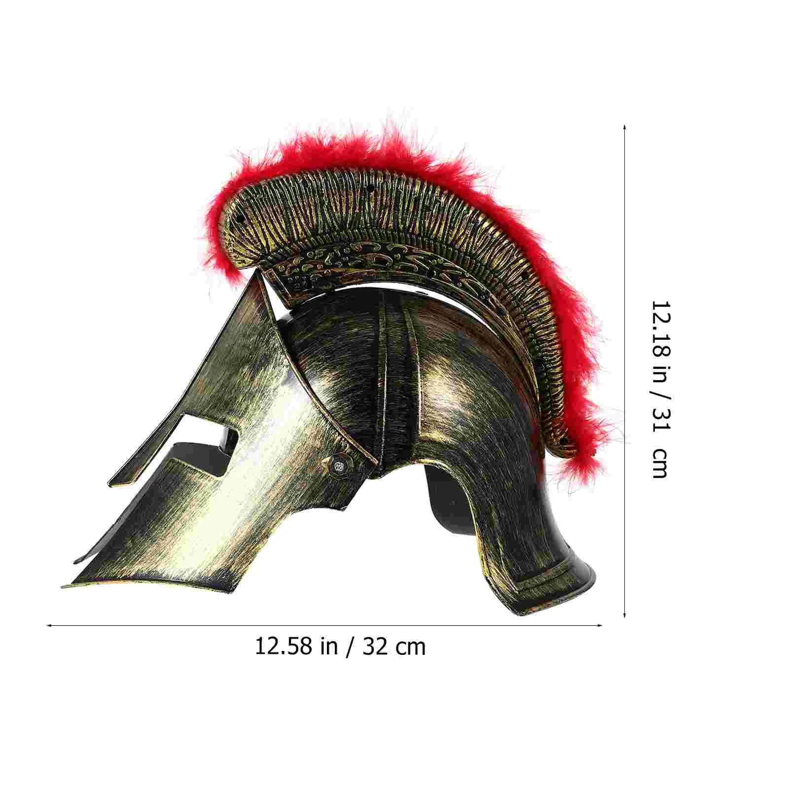 Knight Costume Samurai Hat Cosplay Headgear Adults Roman Bulk Soldier Headwear Men Gladiator Golden Baby