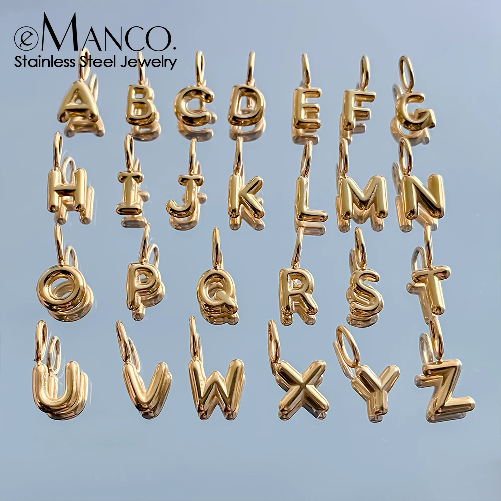 3D Printing Jewellery - EManco Altın Rengi Paslanmaz Çelik Charm