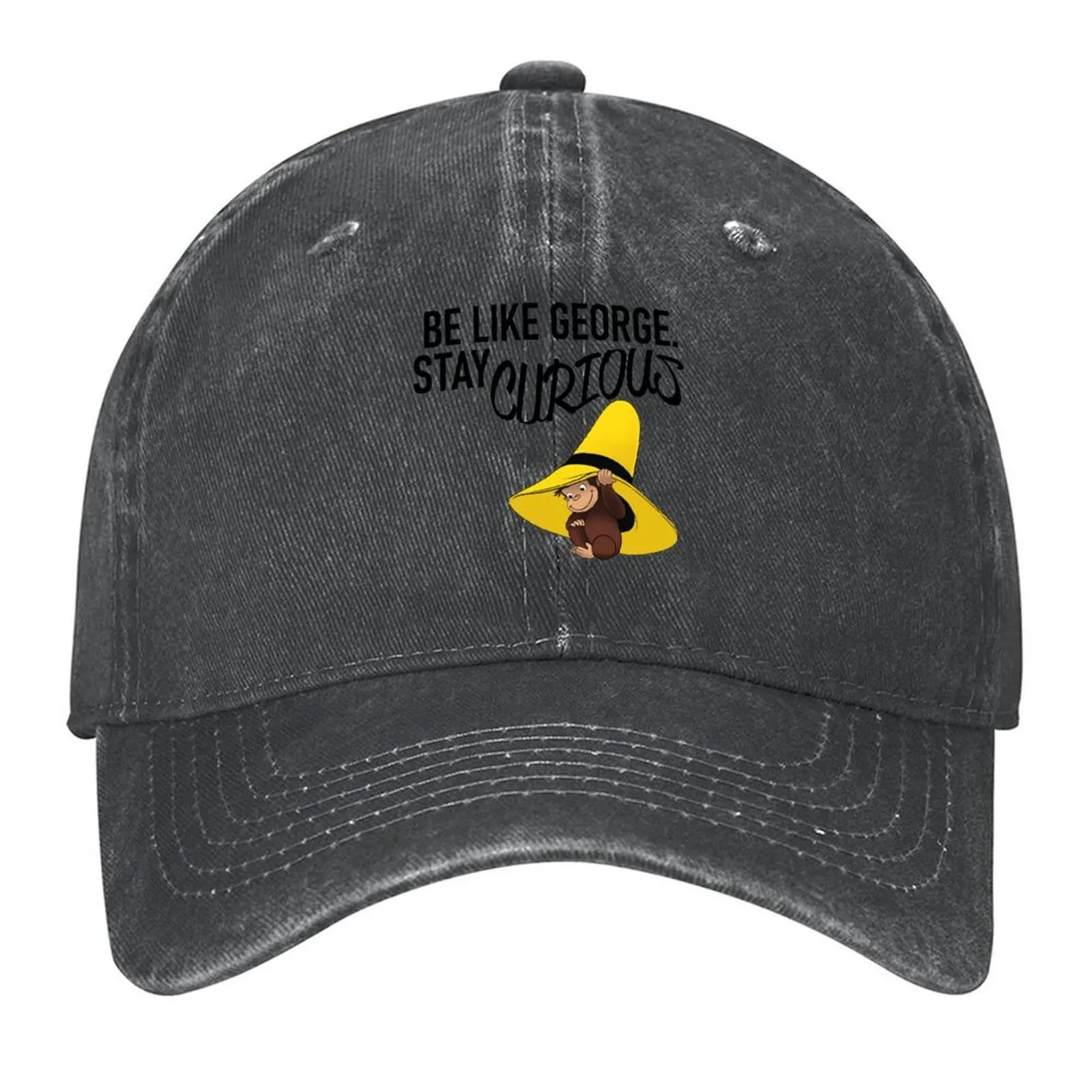 

Be Like George, Stay Curious Baseball Cap Luxury Cap Ball Cap golf hat genuine funny hat Women's Beach Outlet 2025 Men's