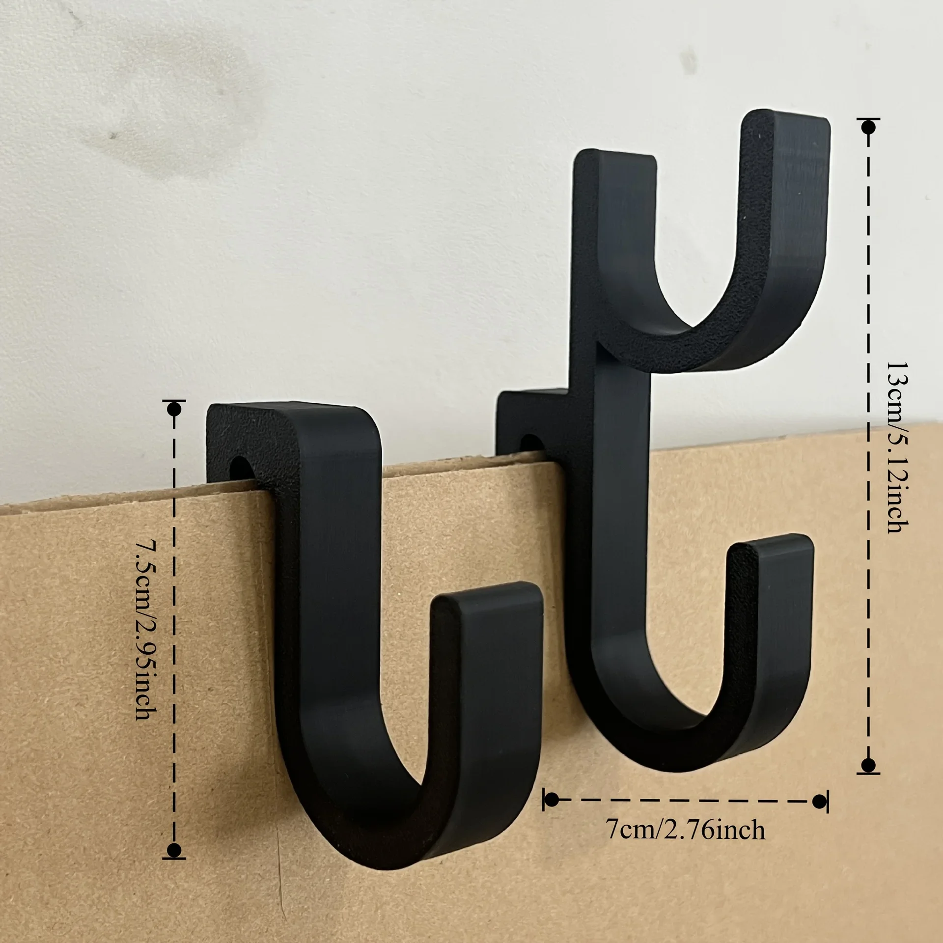 2-Piece Car Umbrella Hooks (Single Hook/Double Hook Options) – Trunk Hooks, Suitable for Drill-Free Installation on Sedans
