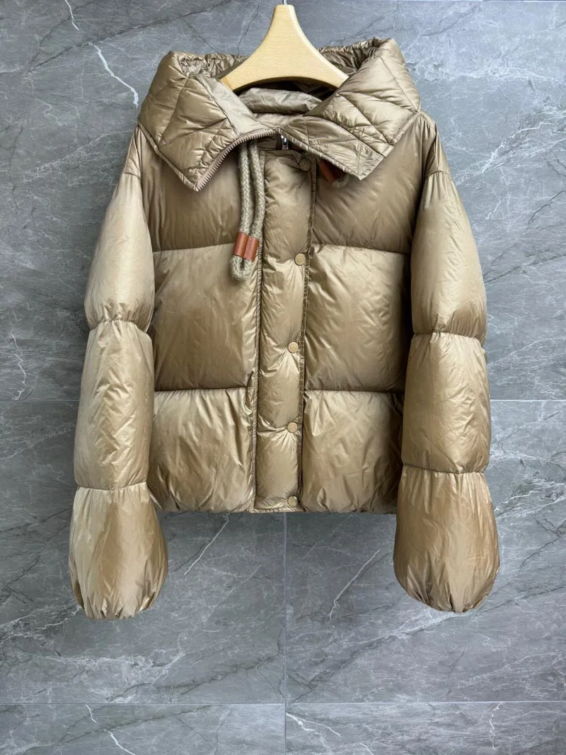 2024 Autumn/Winter New Women\'s Down Jacket Fashionable, Exquisite, Warm, Multi functional Nylon Windproof Bread Down Jacket