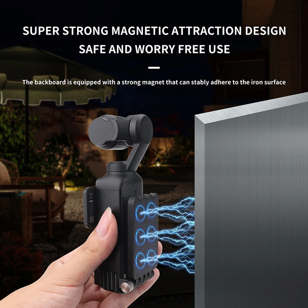 DJI OSMO Pocket 3 보호 케이스 렌즈 보호대 용 마그네틱 마운트 스탠드 Pocket 3 용 다기능 마그네틱 브래킷 마운트