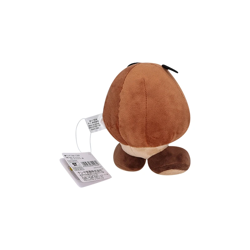 Super Mario Bros. Wonder Sleeping Goomba Little Buddy Animal relleno de 5 pulgadas, mundos 3D Odyssey personaje del juego de dibujos animados juguete de peluche