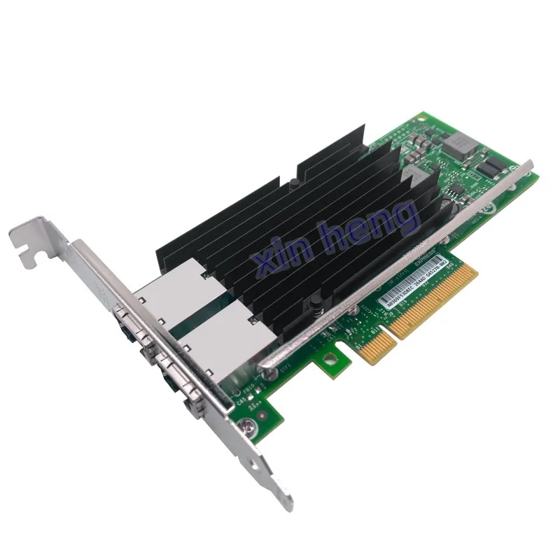 X540-T2 Intel X540 Chipset PCIe x8 podwójny miedziany Port RJ45 10Gbps karta sieciowa Ethernet kompatybilny