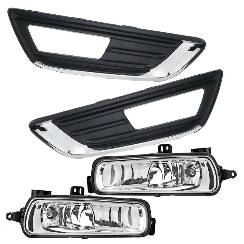 Bumper Fog Lights Driving Lamps Left+Right F1EZ15201A for Ford Focus 2015-2017