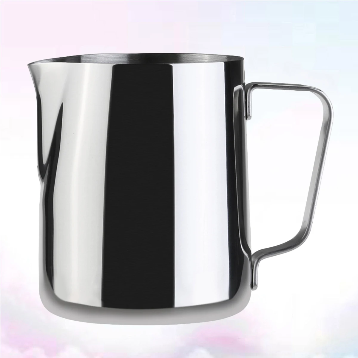 

1Pcs Heatresistant Stainless Steel Cappuccino Pitcher Cups Create Amazing Espressos 200ml Silver Home Coffee Cup