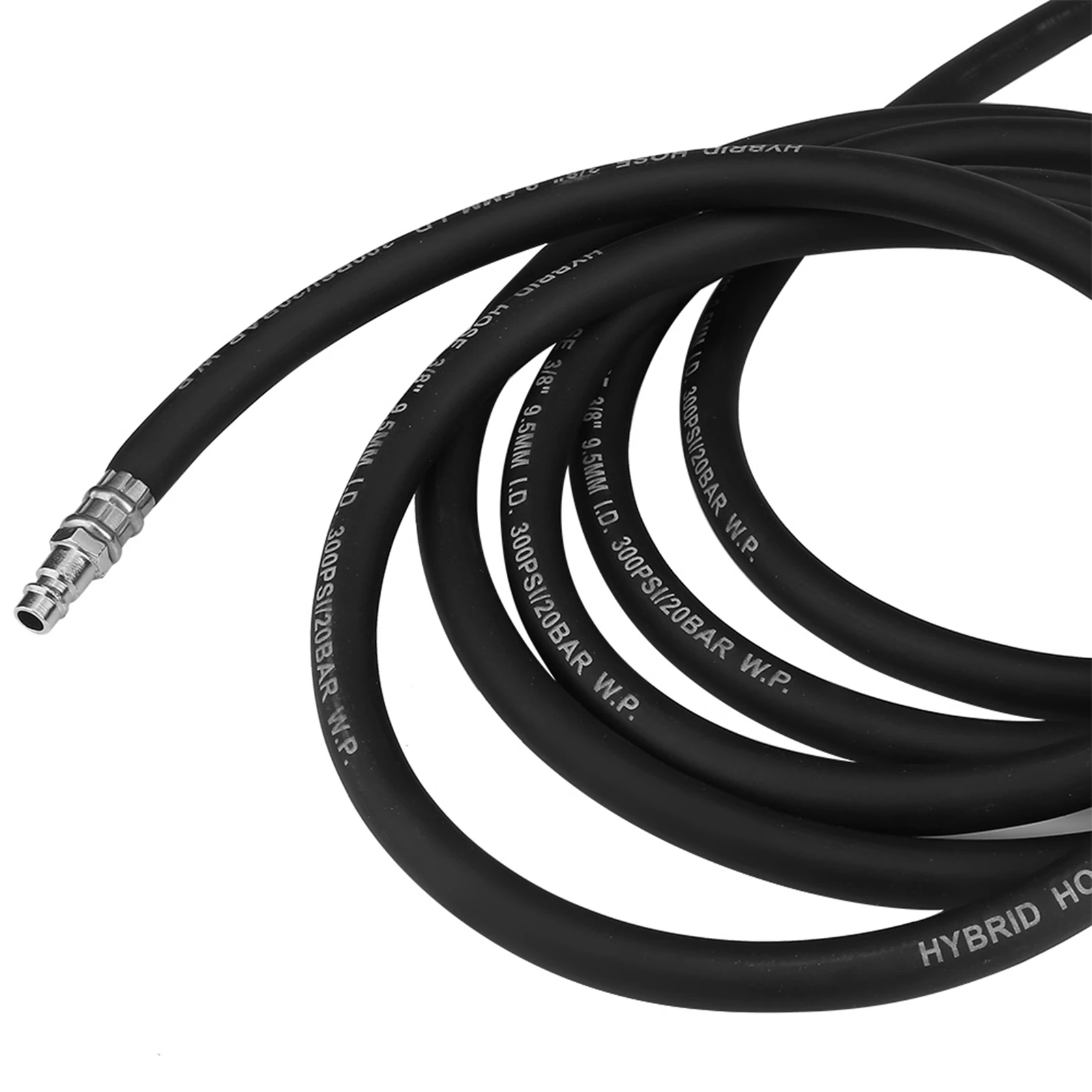 Air compressor hose kit 15M Flexible Rubber Pneumatic Air Hose with 5‑Piece Compressor Accessory Kit Tool Air Accessory Kit view 4