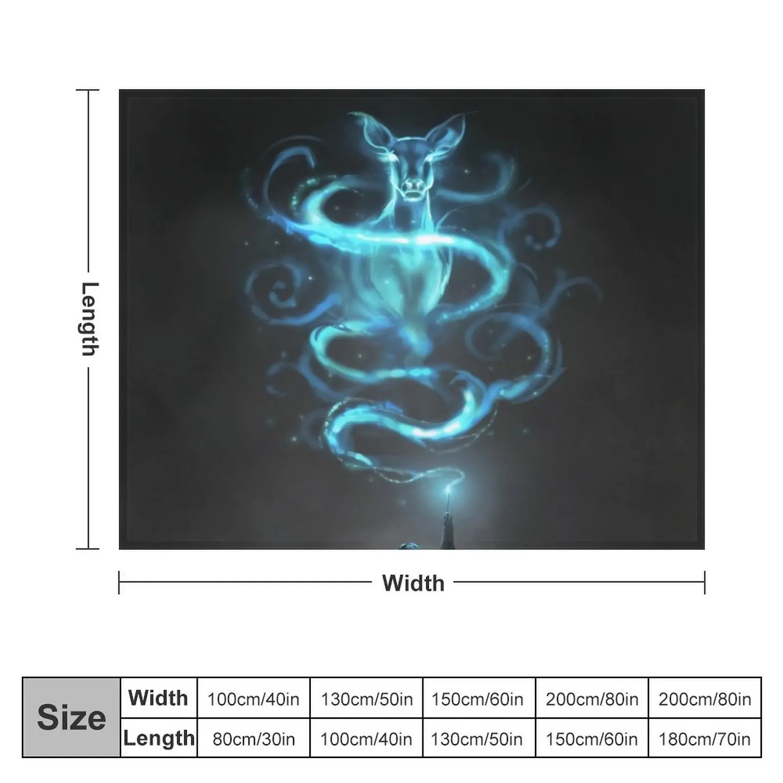 expectopatronum Throw Blanket Thermal funny gift Blankets