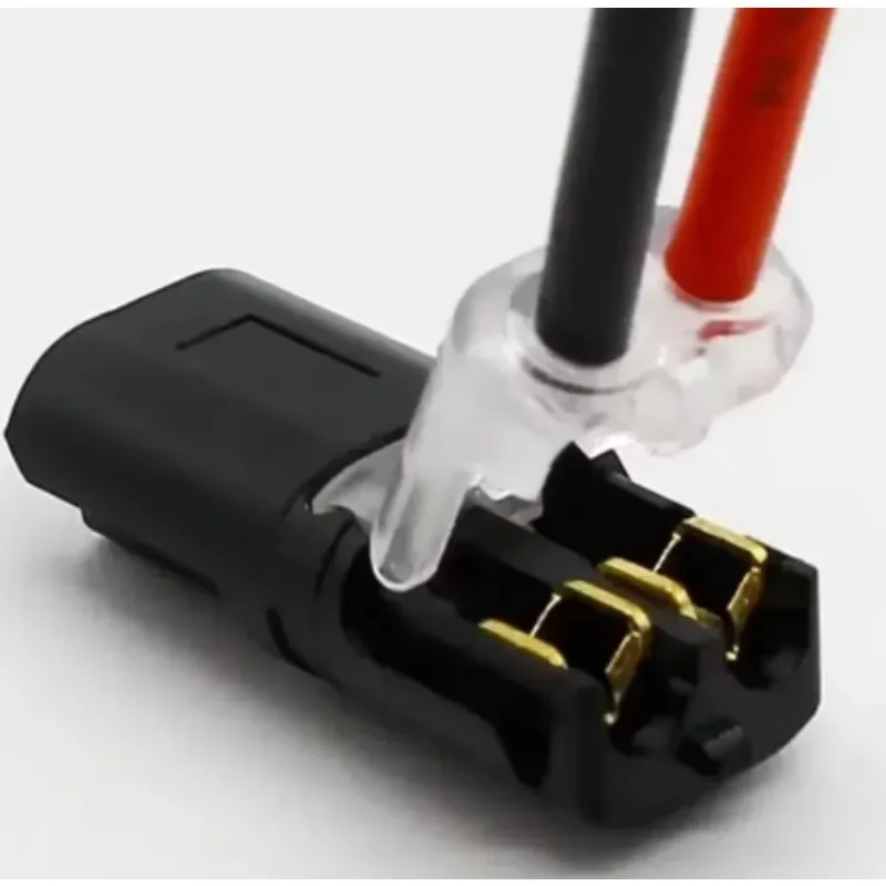 50-1PCS 2 Pin Way Plug Waterproof Electrical Connector Car Wire Cable Automotive Electrical Connector Strip Terminal Connection
