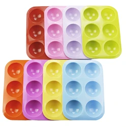 1Pcs 6 Small Semi-circular Silica Gel Cake Mold Mousse Cake Mold Baking Tool Hemispherical Silica Gel Mold