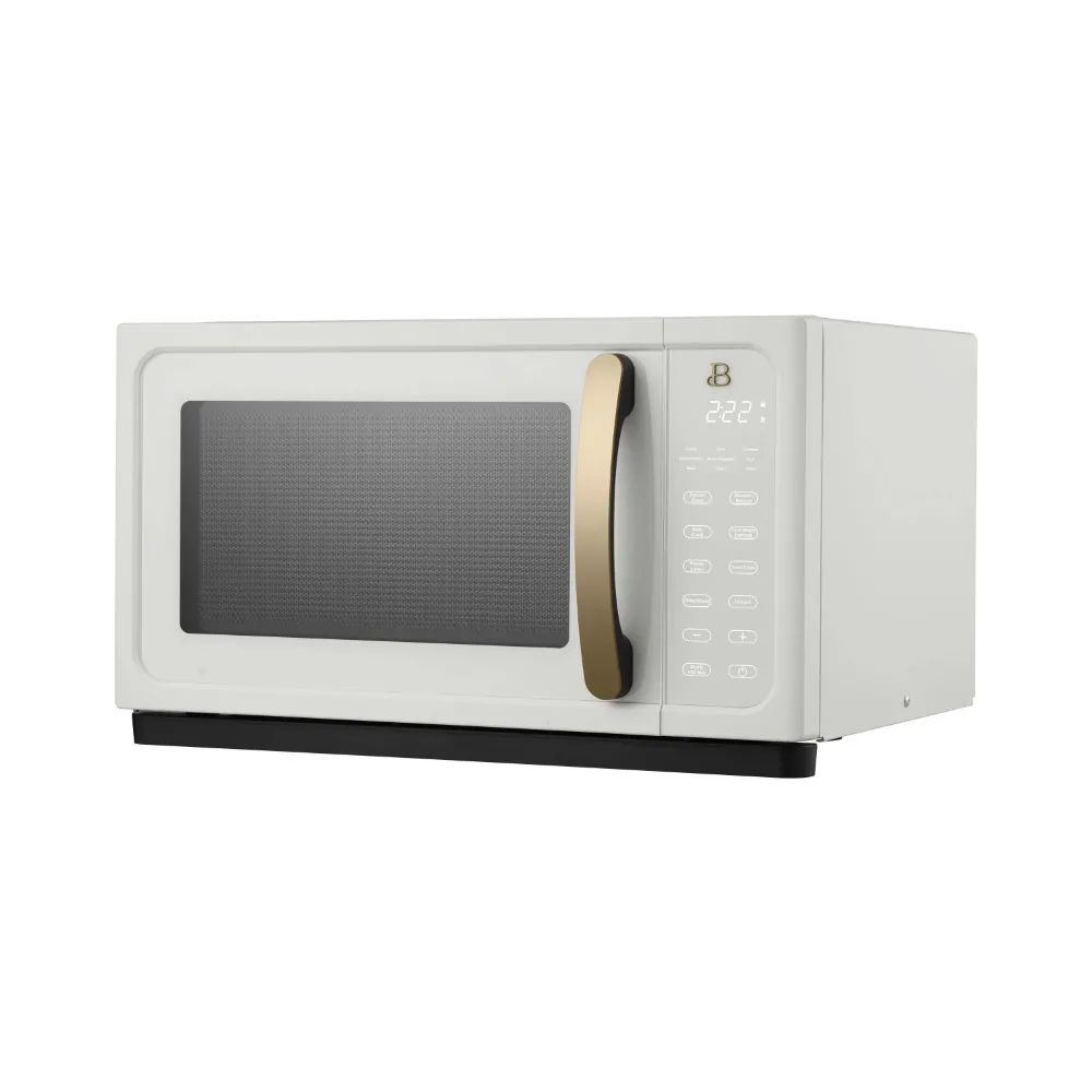 1.1 Cu ft 1000 Watt, Sensor Microwave Oven, White Icing,with a Touch-Activated display,15 convenient pre-set functions