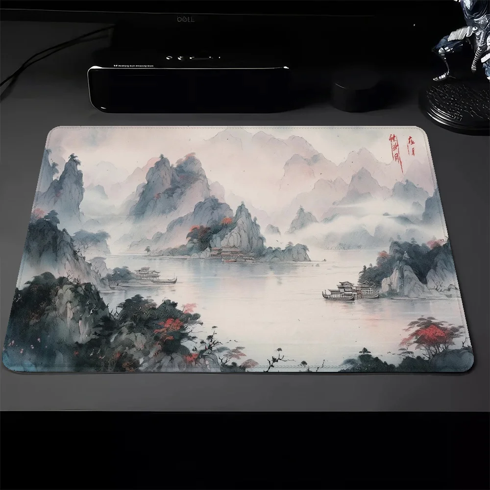 Small Anime Mouse Pad Gamer Wash Painting Gaming Mouse Mat Mausepad Pad on the Table Deskmat Pc Accessories Mousepad Mats Mause