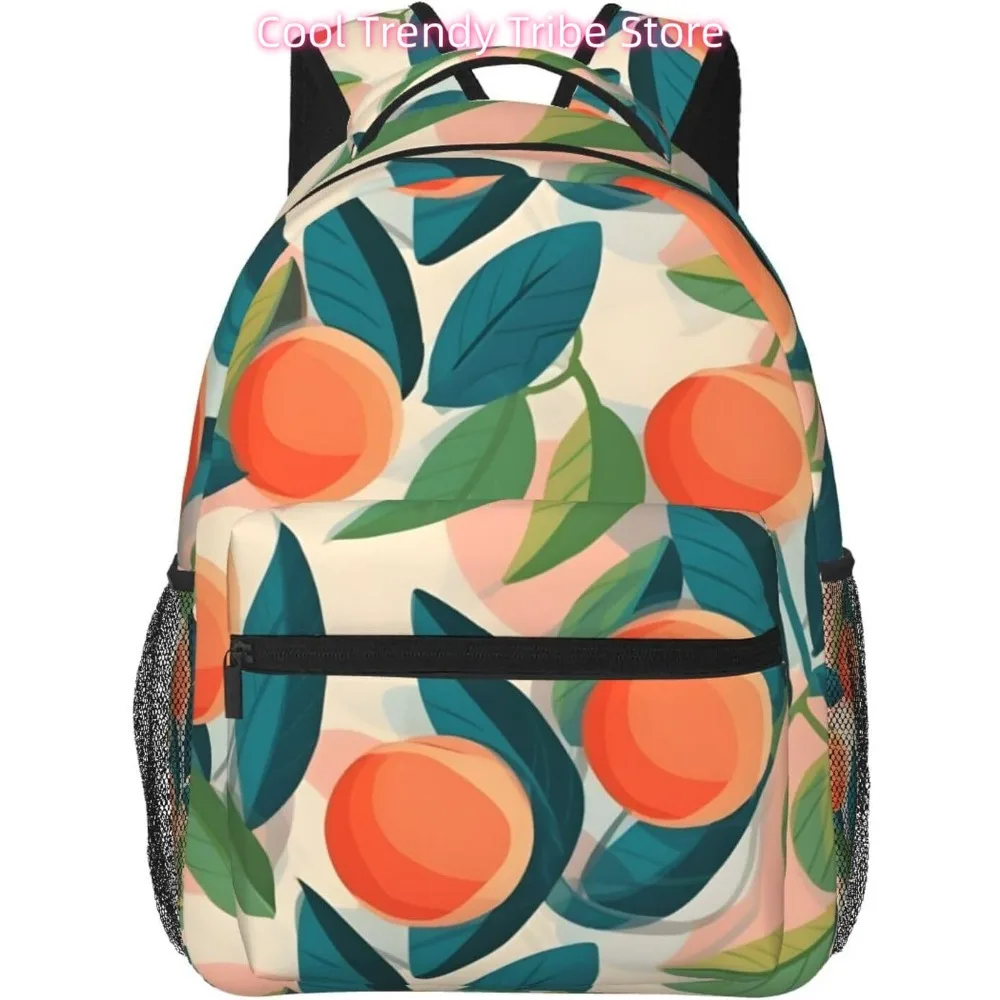 

laptop bag back to school Funny Peach Lightweight Laptop Backpack Lightweight Multipurpose Travel Casual Daypack Unisex College