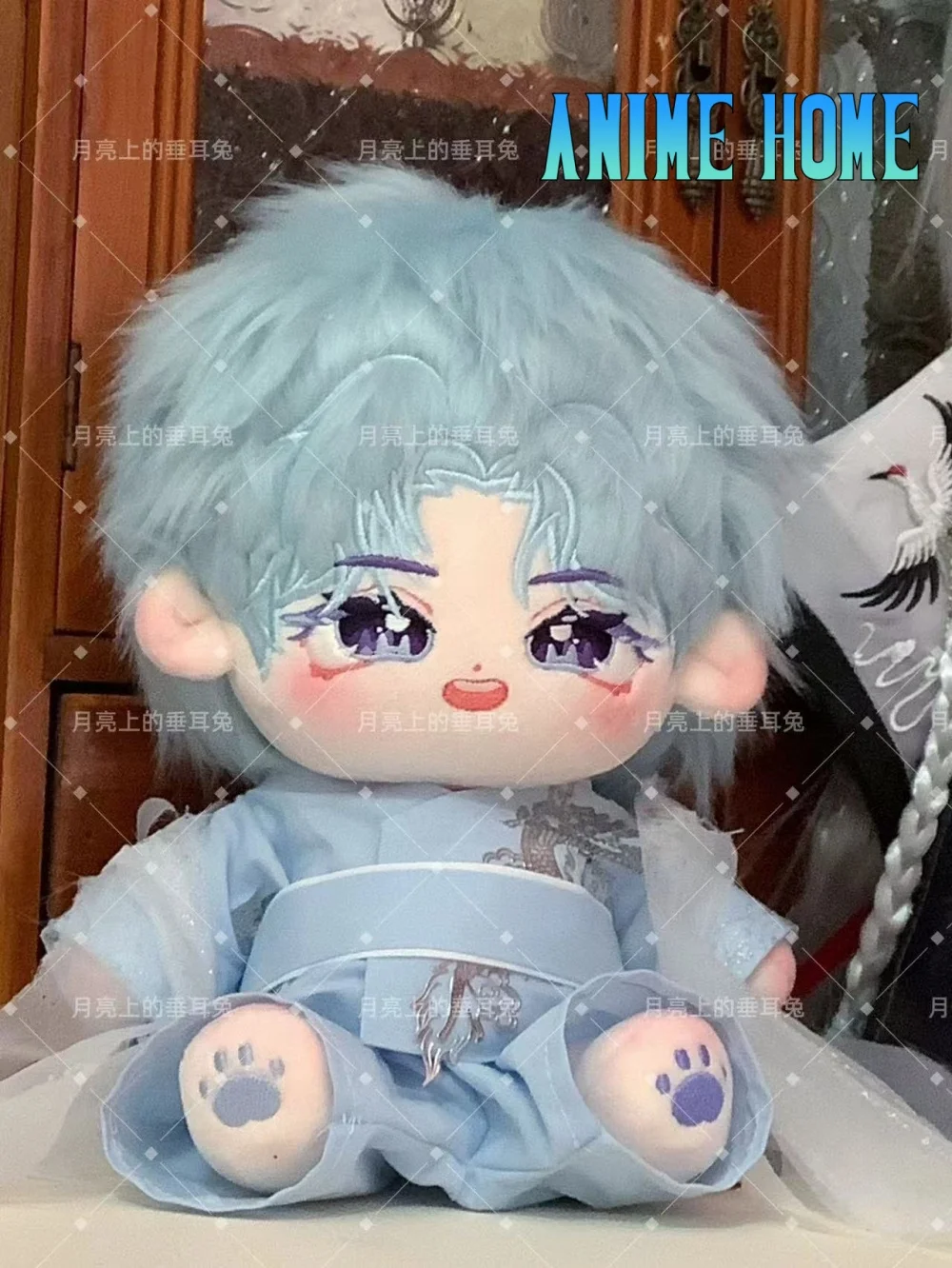 Idoll Luo Yunxi синий костюм ручной работы для куклы 20 см, игрушечный костюм, одежда для косплея, конец луны, подарок, милый