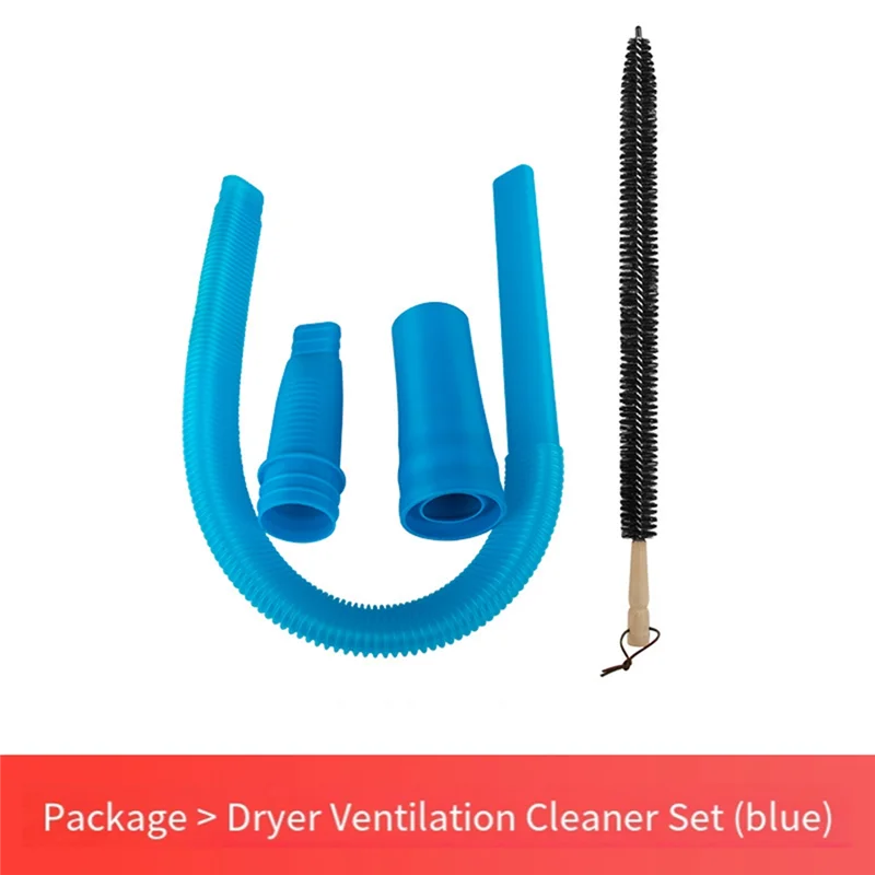 

BYBS-Dryer Vent Cleaner Kit And Dryer Lint Brush Universal Vacuum Cleaner Flexible Dryer Lint Remover Hose Parts