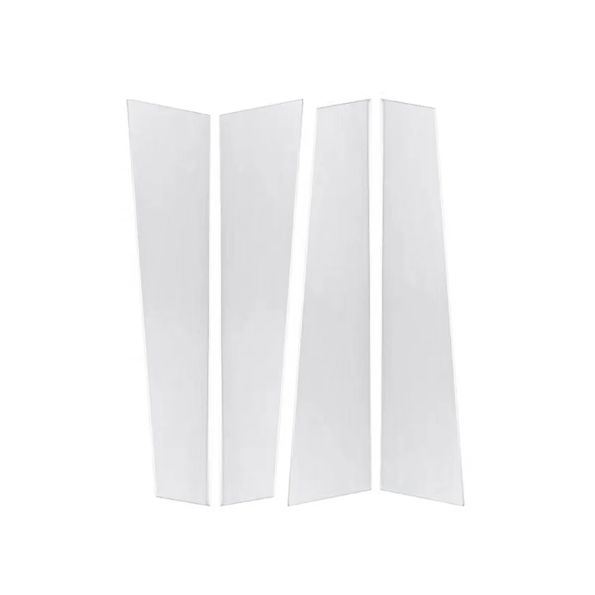 

4Pcs Car Window B Pillar Strip Stickers for GLS Class 2016-2023 Center Post Chrome Aluminum Trim