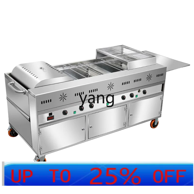 

LMM Rock Roast Chicken Oven Rotary Automatic Commercial Orleans Roast Chicken Machine Gas Oven