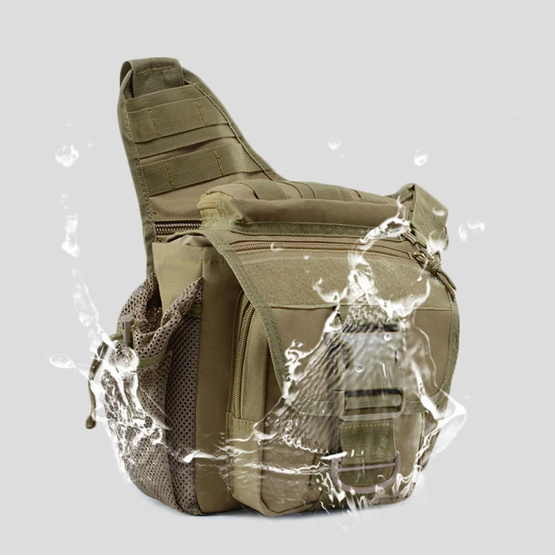

Tactical Messenger Bag Camping Outdoor DSLR Camera Bag Saddle Camouflage Shoulder Bag Camping Waterproof Crossbody Bag