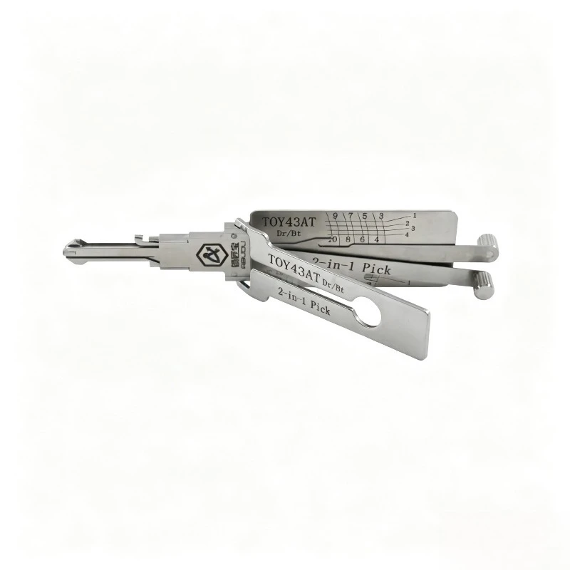 TOY43AT two-in-one tool-flat milling two tracks belongs to locksmith tools.